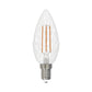 3pk LED E14 krystall klar 4.9W dimbar