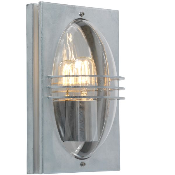 Frogner utelampe vegg galvanisert