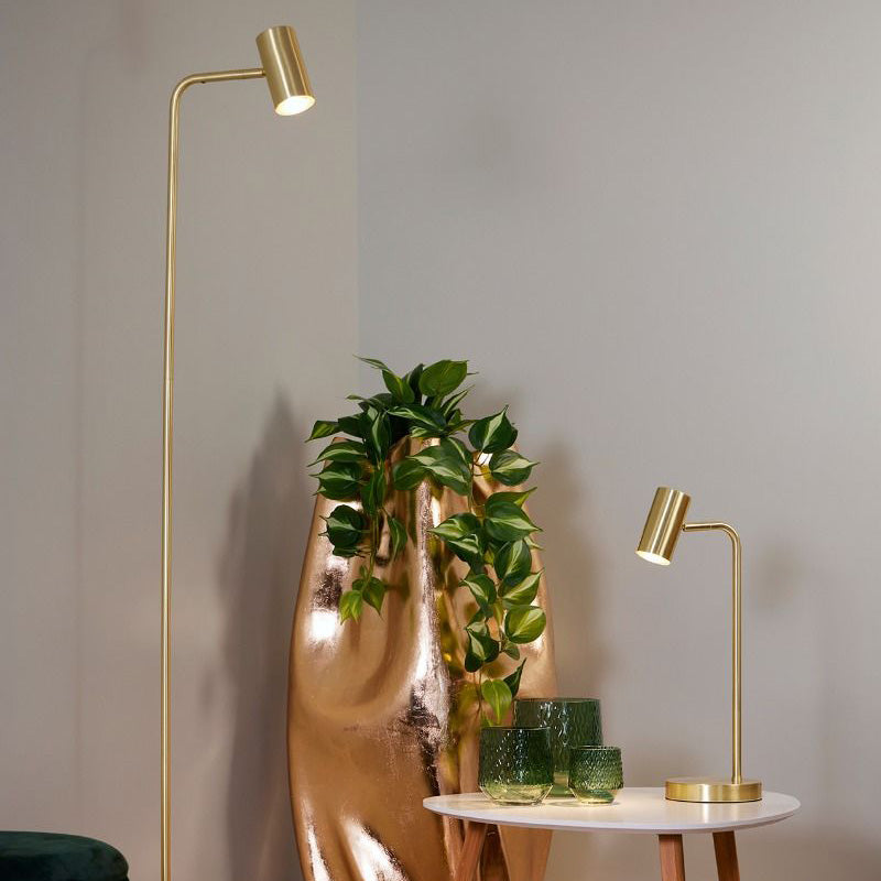 Stockholm LED gulvspot messing