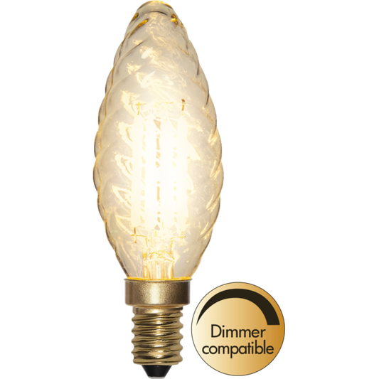 Star LED E14 mignons krystall klar 4.5W dimbar