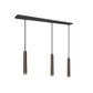Oz mini K3 takpendel 3-lys sort/bronse