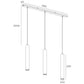 Oz mini K3 takpendel 3-lys sort/bronse