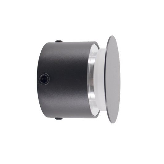 Sonara vegglampe base sort liten Ø9 5W LED u/skjerm
