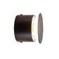 Sonara vegglampe base sort liten Ø9 5W LED u/skjerm