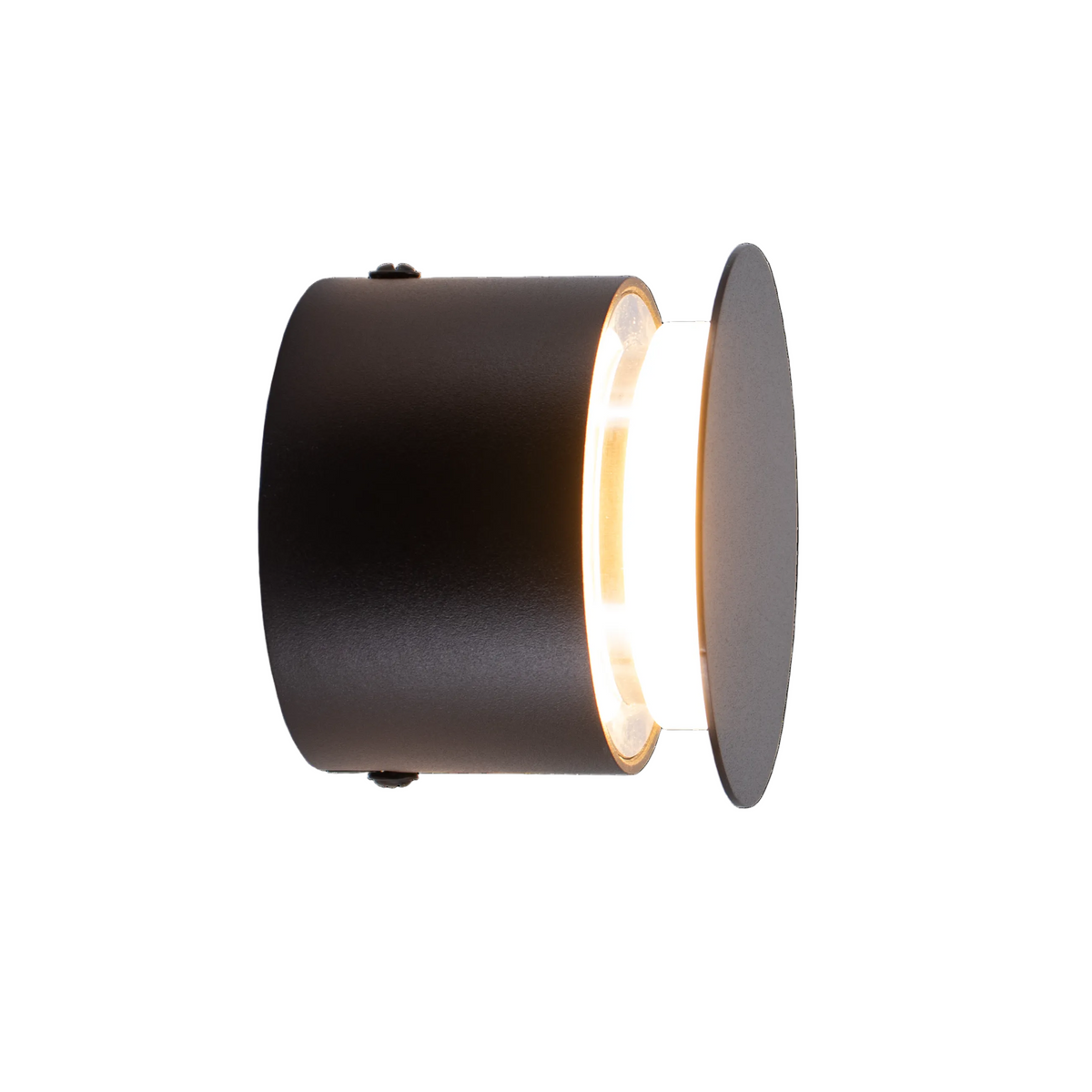 Sonara vegglampe base sort liten Ø9 5W LED u/skjerm