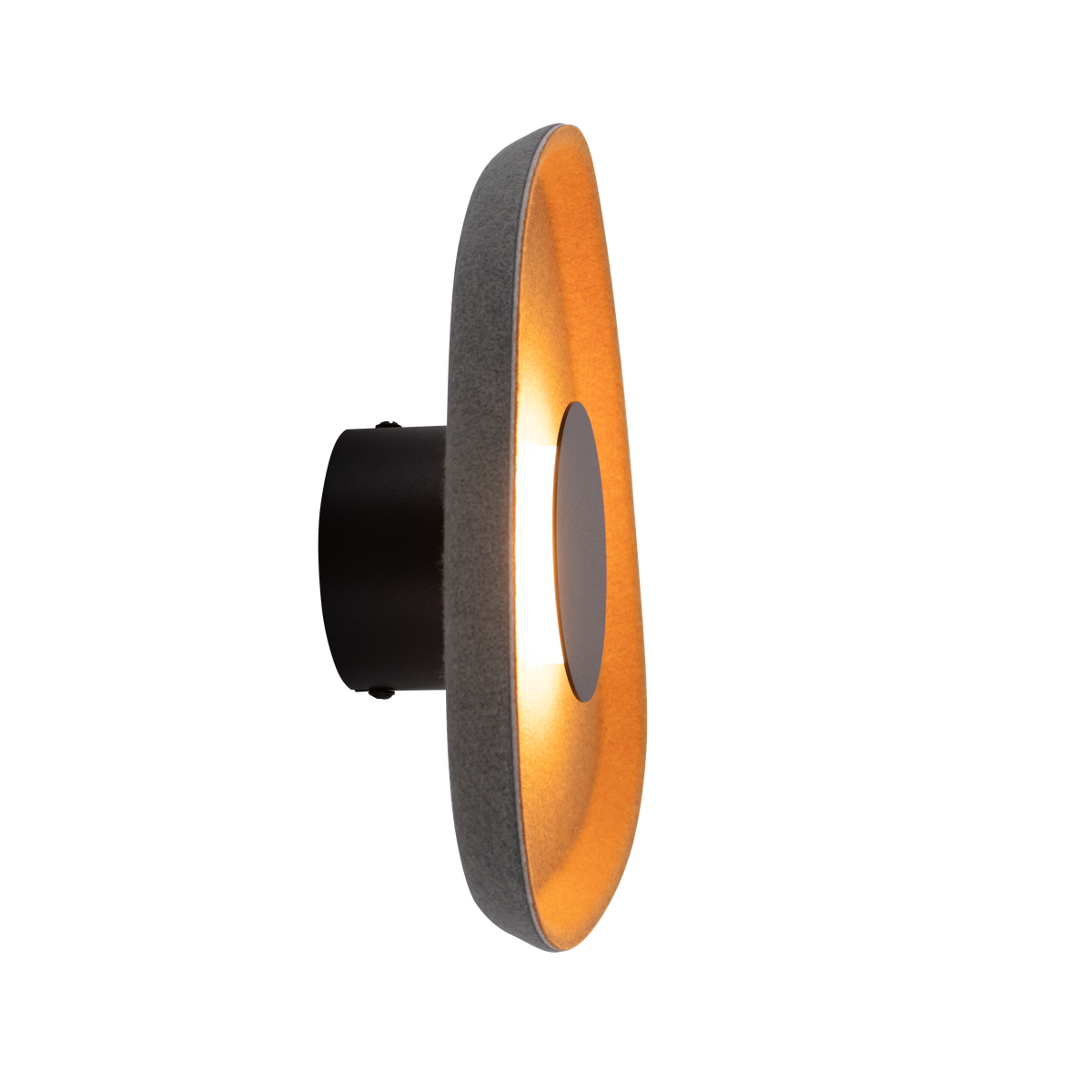Sonara skjerm til vegglampe liten Ø9 gulbrun