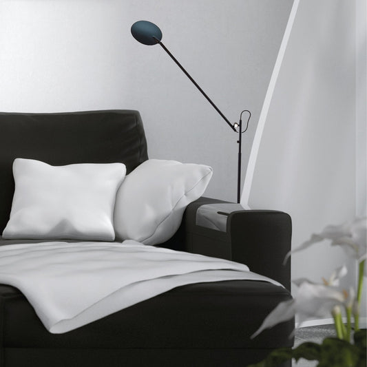 Orbit gulvlampe 7W sort dimbar