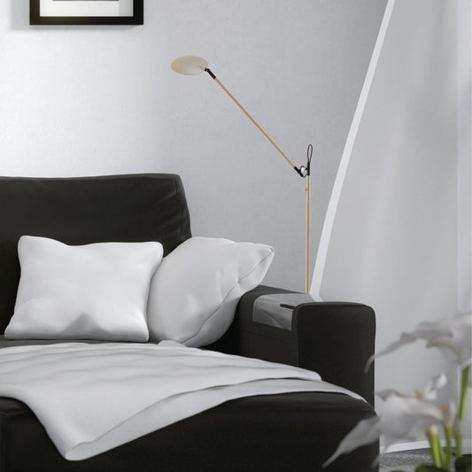 Orbit gulvlampe 7W silkegrå dimbar