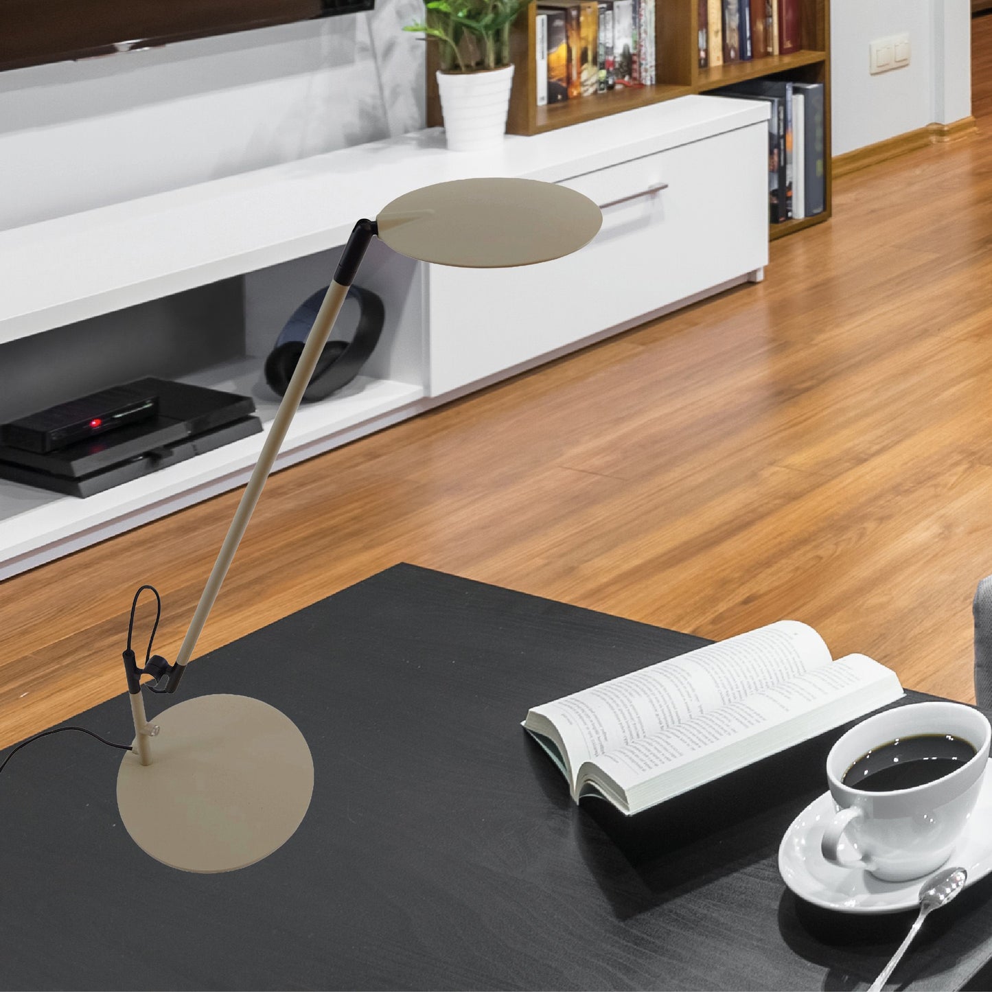 Orbit bordlampe 7W silkegrå dimbar