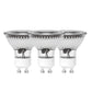 3pk LED GU10 3000K 4.5W dimbar