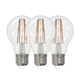 3pk LED E27 normal klar 4.9W dimbar