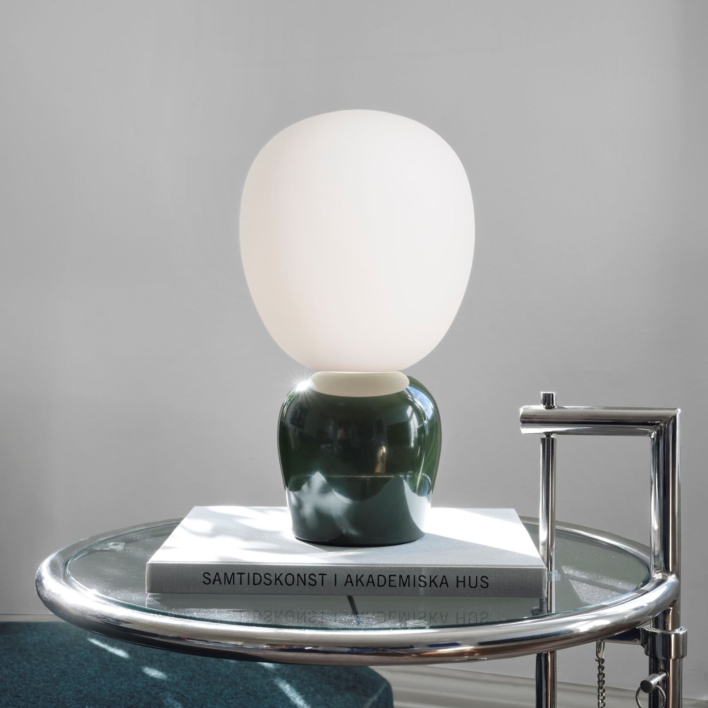Buddy bordlampe grønn/opal