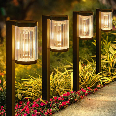 Solar garden spot 1W sort beacon IP65