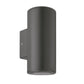 Cylindro K2 utelampe vegg antrasitt