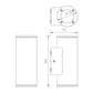 Cylindro K2 utelampe vegg antrasitt
