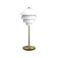 Valencia bordlampe hvit/messing