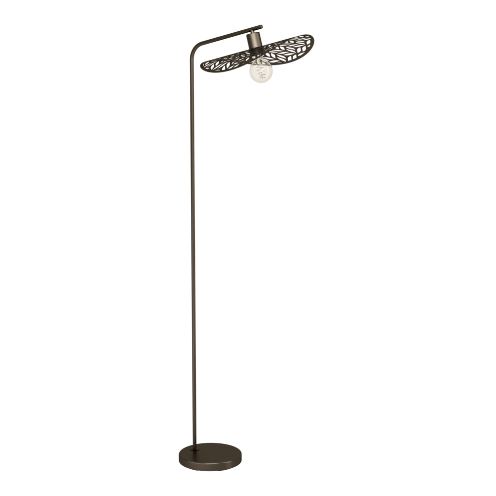 Swaby gulvlampe E27 bronse