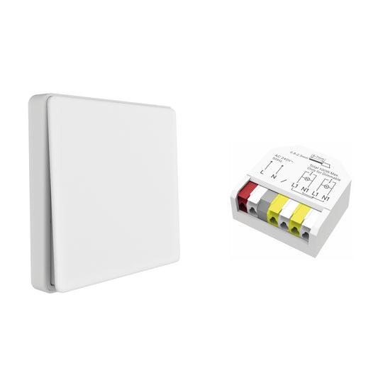 Ecolux Lux Kinetic veggbryter + mottaker