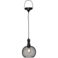 Sunlight LED taklampe m/ solcelle sort 19cm