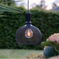 Sunlight LED taklampe m/ solcelle sort 19cm