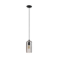 Roccamena takpendel 1-lys sort/kobber