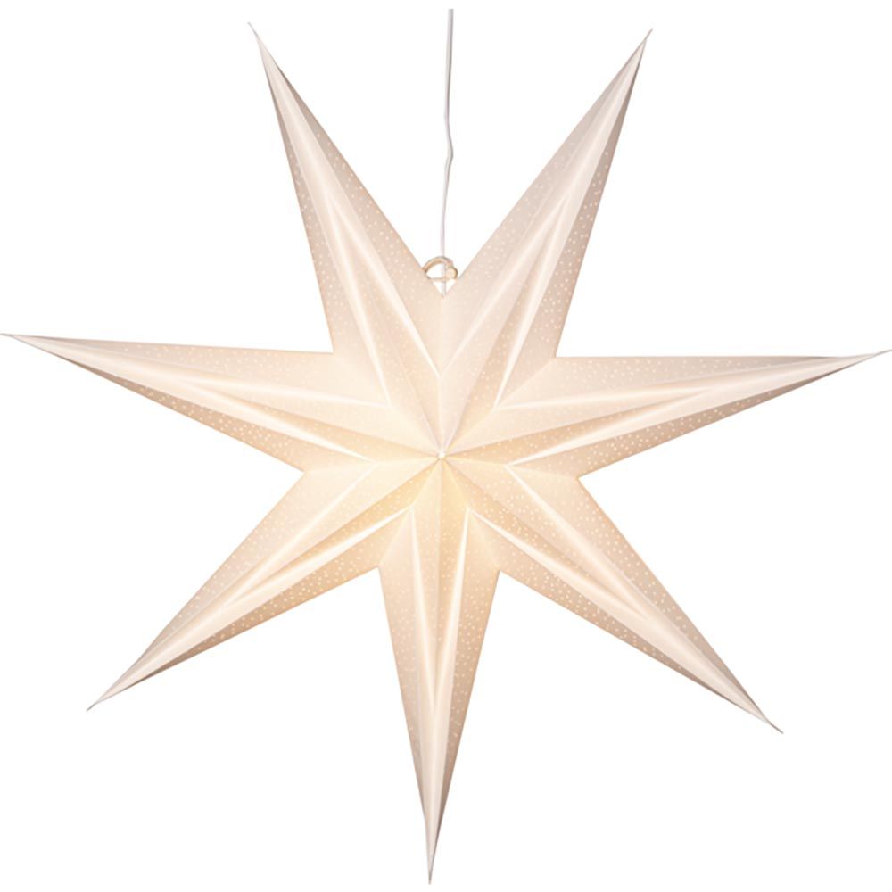 Holly julestjerne 60cm hvit