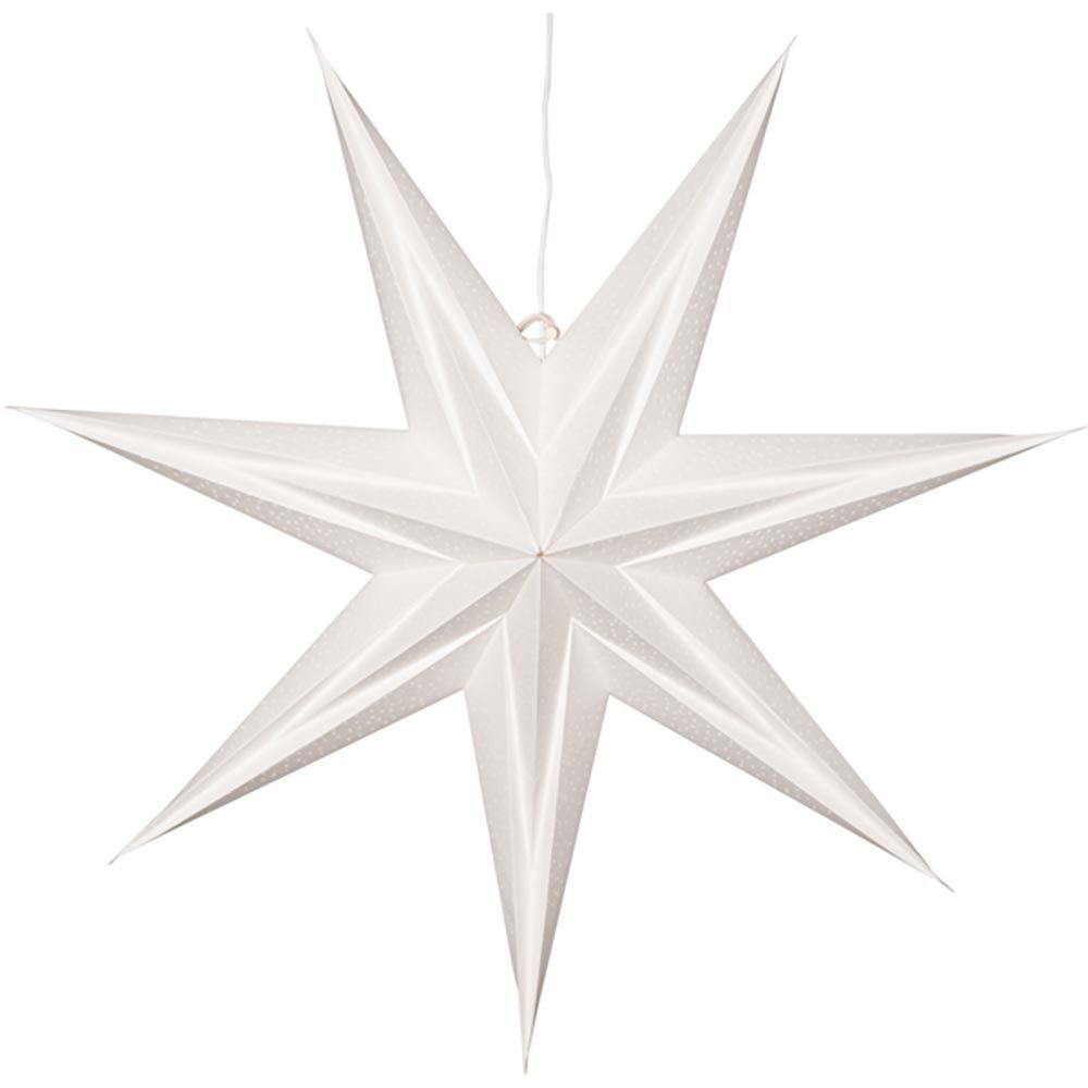 Holly julestjerne 60cm hvit