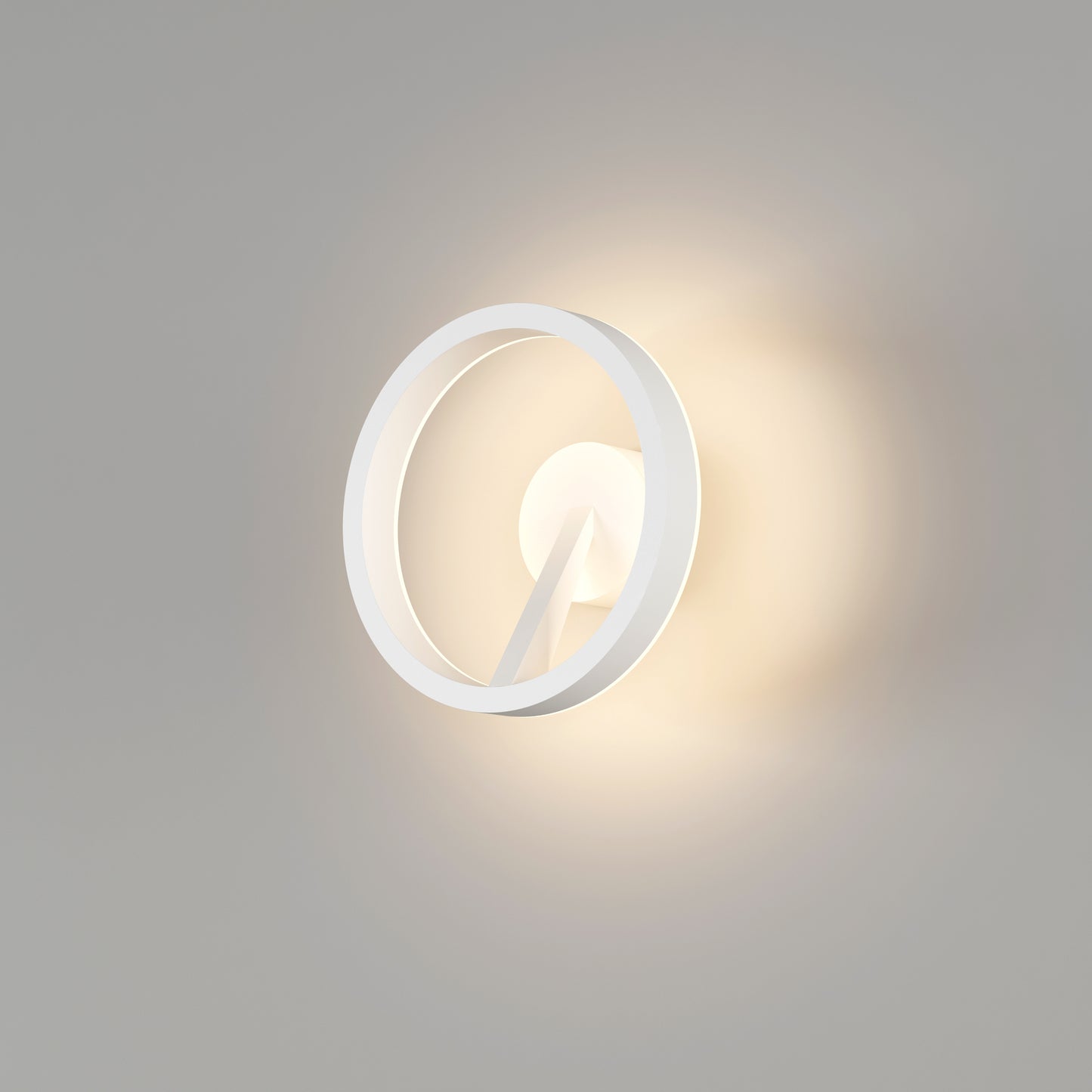 Mind LED vegglampe Ø22cm hvit
