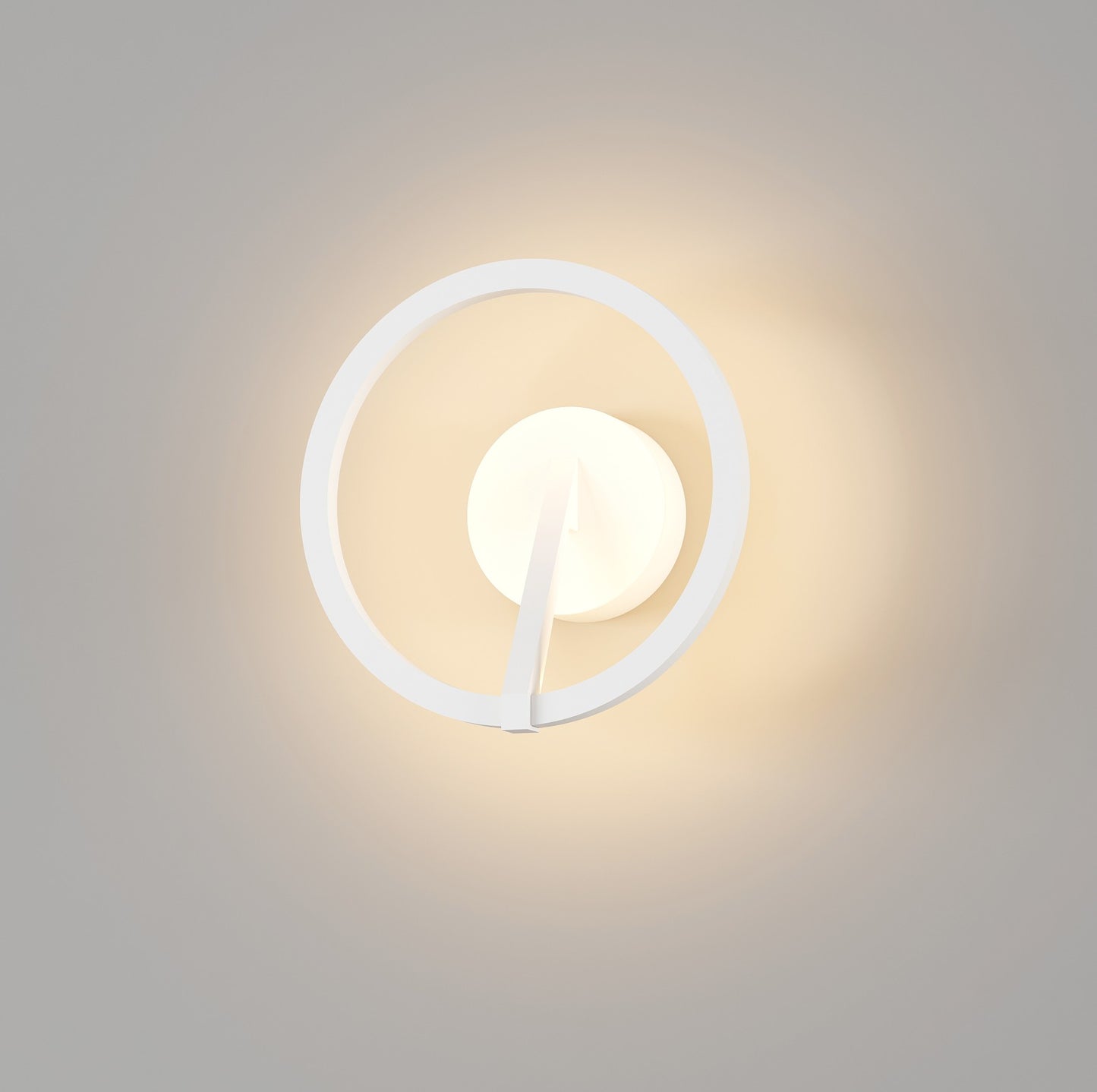 Mind LED vegglampe Ø33cm hvit