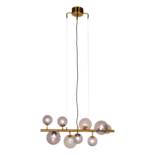 Molekyl 9-lys takpendel antikk/sotet