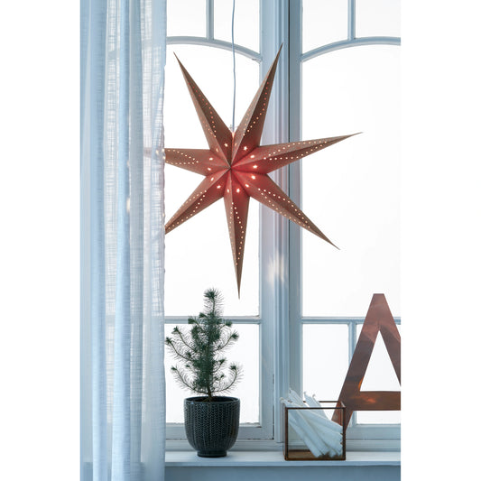 Matrix adventsstjerne bronse 75cm m/kabel