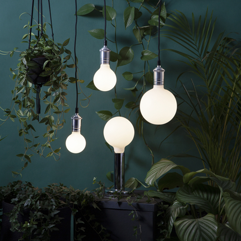 Star LED globe opal Ø95mm 5W dimbar