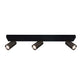 Oz mini K3 takspot rekke sort/bronse