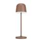 Mannera bordlampe oppladbar mokka