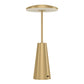 Piccora bordlampe oppladbar IP54 LED messing