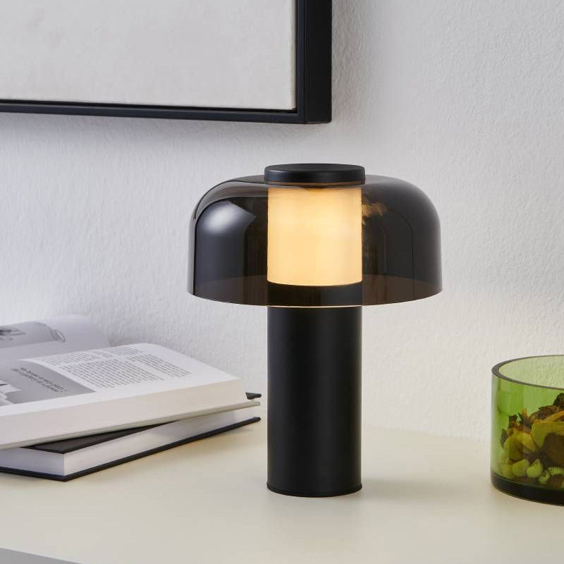 Ponente bordlampe oppladbar IP44 LED sort