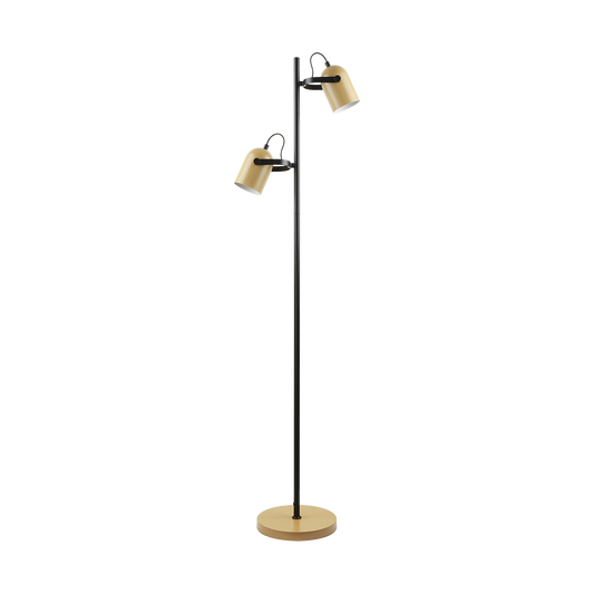 Dallas gulvlampe 2-lys oker