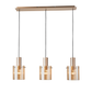 Kvarts taklampe E27 gull/champagne