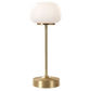Nellie bordlampe oppladbar mess/opal