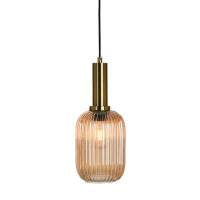 Caleb takpendel Ø14cm amber