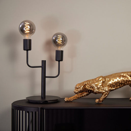 Tanum bordlampe E27 sort