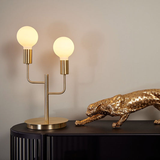 Tanum bordlampe E27 messing