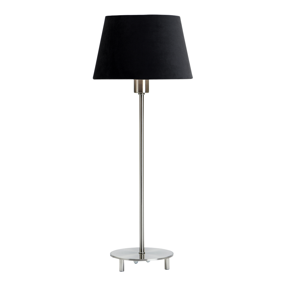Emir bordlampe stål u/skjerm
