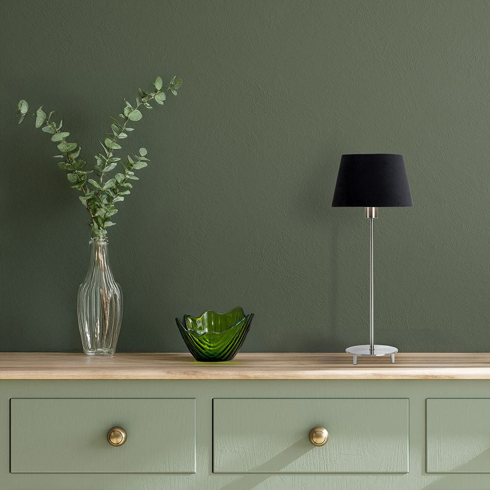 Emir bordlampe stål u/skjerm