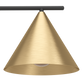 Narices gulvlampe E27 sort/messing