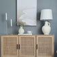 Athena bordlampe naturhvit m/skjerm