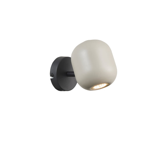 Bull vegglampe 10W GU10 grå
