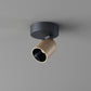 Calvi K1 tak/veggspot 8W sort/brun
