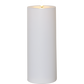 Flamme rak kubbelys hvit 27.5cm