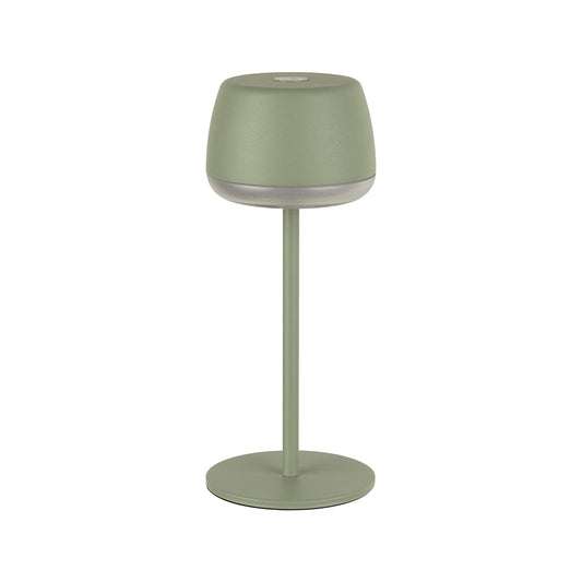 Gløtt bordlampe oppladbar matt grønn
